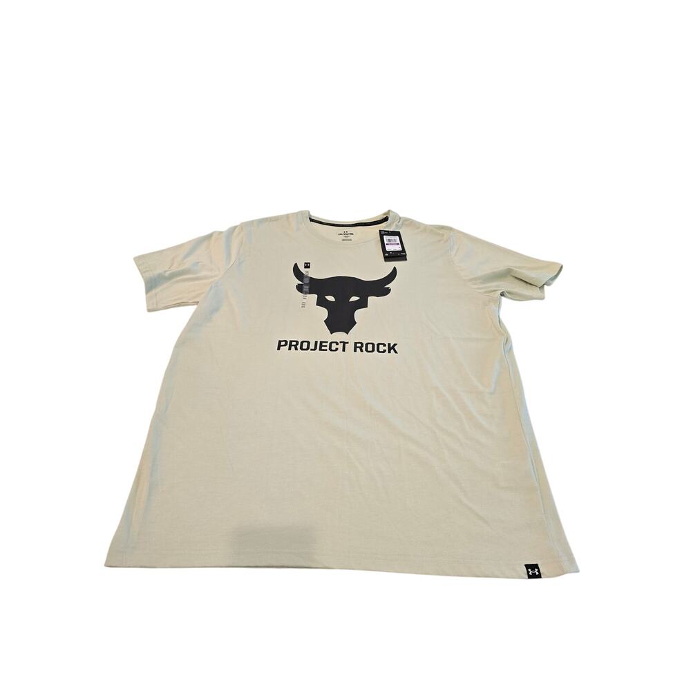 Under Armour Project Rock Beige T-Shirt